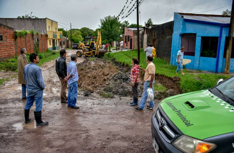 La Provincia trabaja articuladamente con los  municipios afectados por las últimas lluvias
