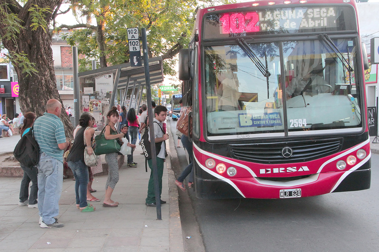 Recorridos alternativos del servicio de transporte publico