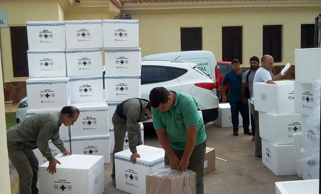 Corrientes recibió las vacunas antigripales