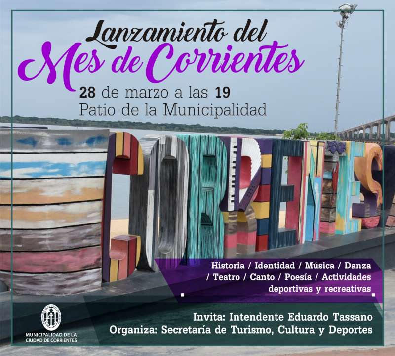 Mañana se presenta oficialmente el mes de Corrientes