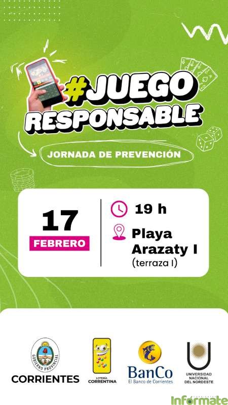 Preparan una jornada de prevención y concientización sobre el juego responsable