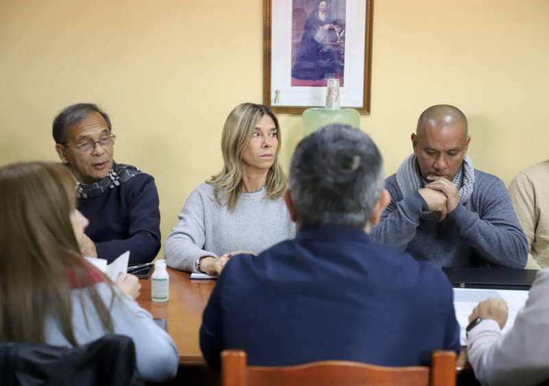 Cardozo verificó la obra del Pediátrico y coordinó su funcionamiento