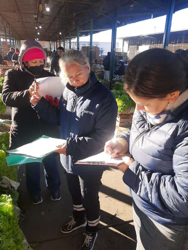 Control de residuos de fitosanitario en el Mercado de Concentración de Corrientes