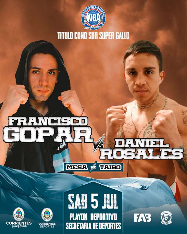 Evento boxístico por el título Súper Gallo Cono Sur