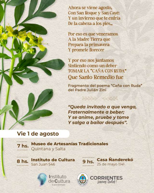 Museos invitan al tradicional convite de la caña con ruda 