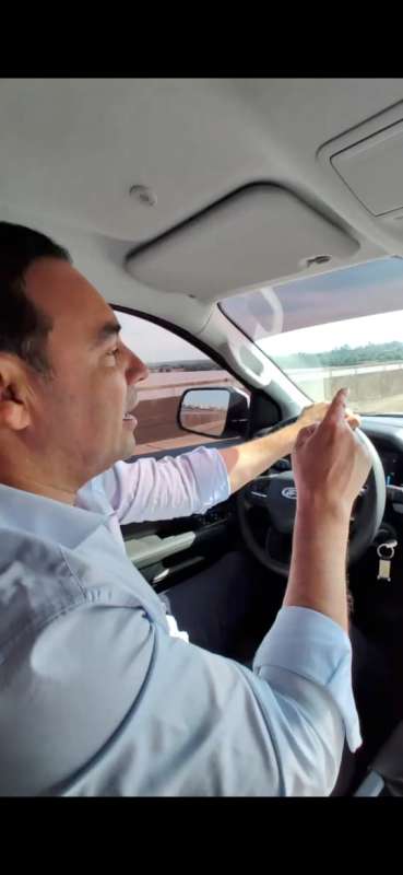 Valdés recorrió el puente que une Paso de los Libres y Uruguayana y anunció su reparación