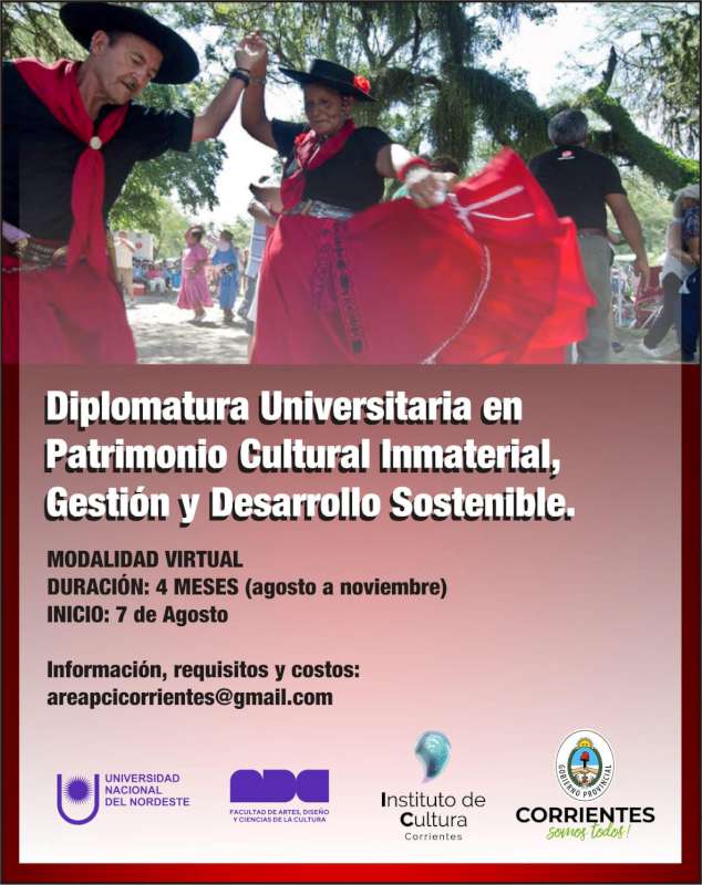 Con cupo completo, comienza la Diplomatura en Patrimonio Cultural Inmaterial