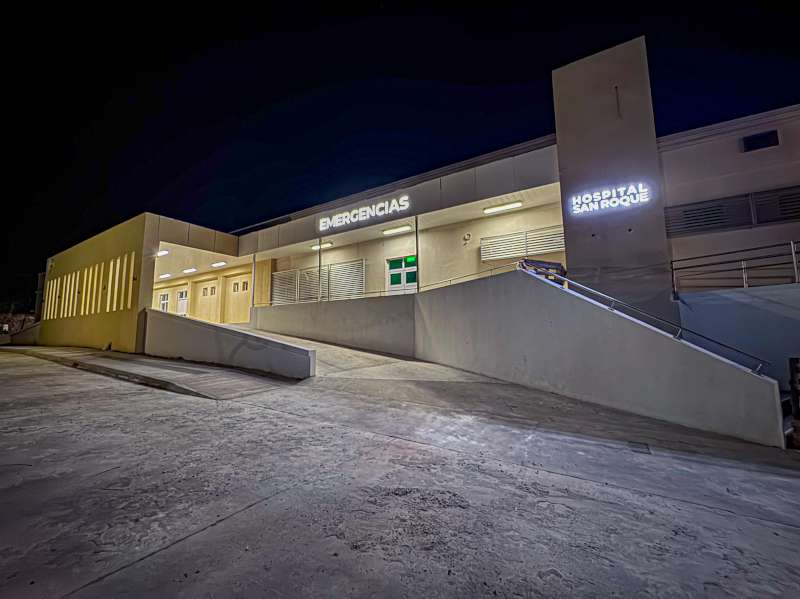 La obra del hospital “San Roque” tiene más de un 90% de avance